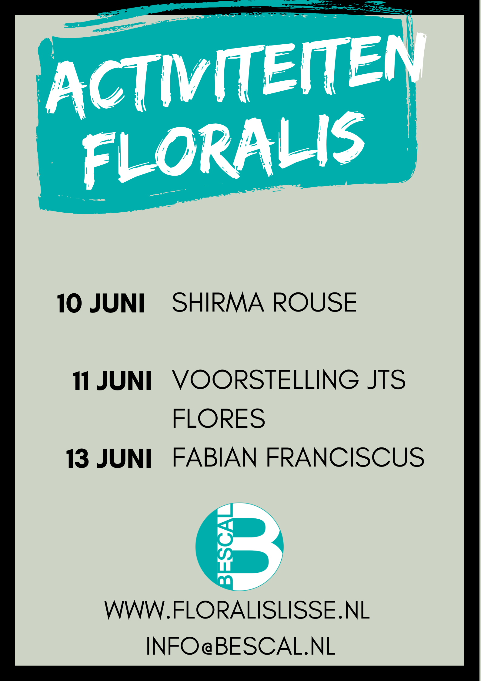 Floralis activiteiten in juni